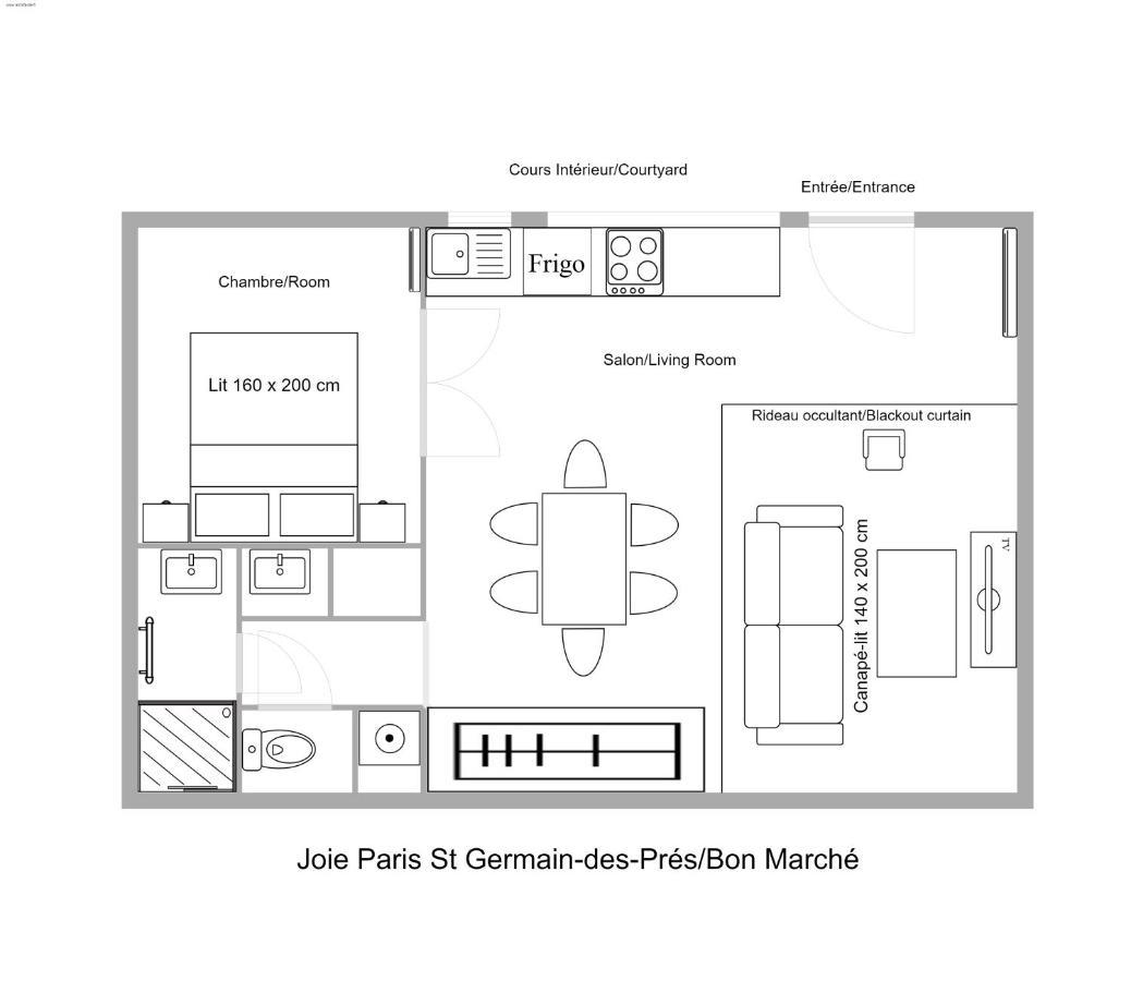 Joie Paris St Germain-Des-Pres - Bon Marche Apartman Kültér fotó